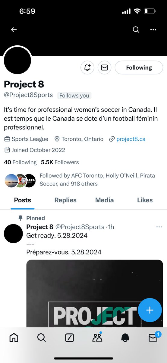 We’ve gone blackout. 

Could the name &amp; branding of our first women’s pro league is on its way?

Set your alarms for 2pm ET / 11am PT