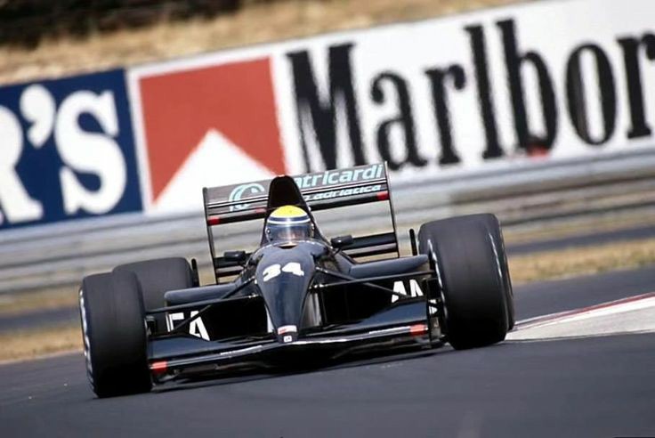 Roberto Moreno GP Hungria 1992 Andrea moda - Judd #F1 #F1DriverOfTheDay