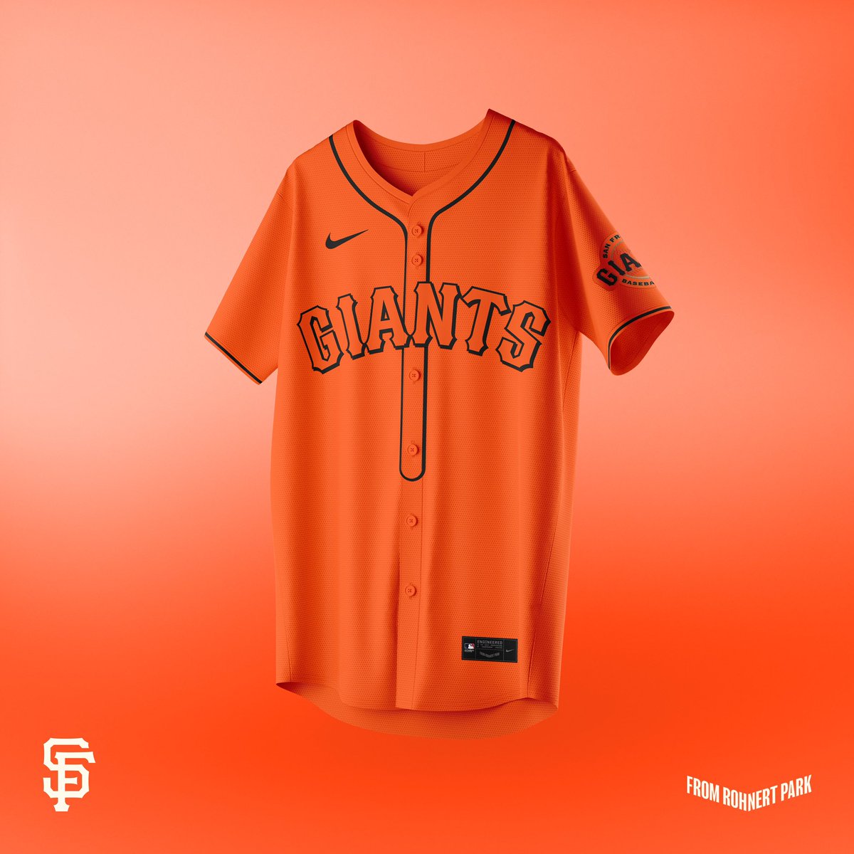 A jersey design for every @SFGiants win 🧡 SF 8 - 4 PHI ⚾️ #NothingLikeIt