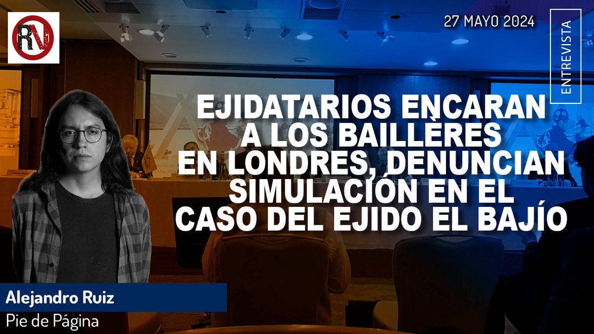 🔥#Entérate #Entrevista 💬@A_Ruiz9 ⬇️ Por segunda ocasión en la historia, un grupo de campesinos del ejido #ElBajío encaró al consejo de Administración de Fresnillo PLC, presidido por el multimillonario #AlejandroBaillères. #Infórmate👇 youtu.be/aM5tpGPnMdg