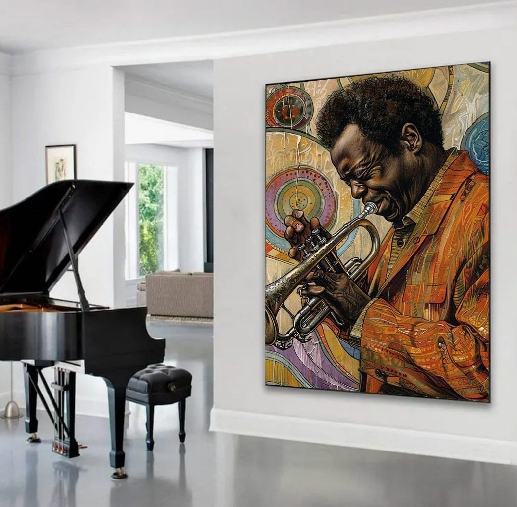 Miles Davis Art, American Jazz Trumpeter, Kind Of Blue Print, Black History Poster, Saxophone Wall Decor, Music Lover, Fathers Day Gift

75% off Use code: FATHERSDAY

Shop: creativpak.etsy.com/listing/172901…

#jazzlegend #blackexcellence #musicicon #dadgifts #jazzartist #jazzmusician