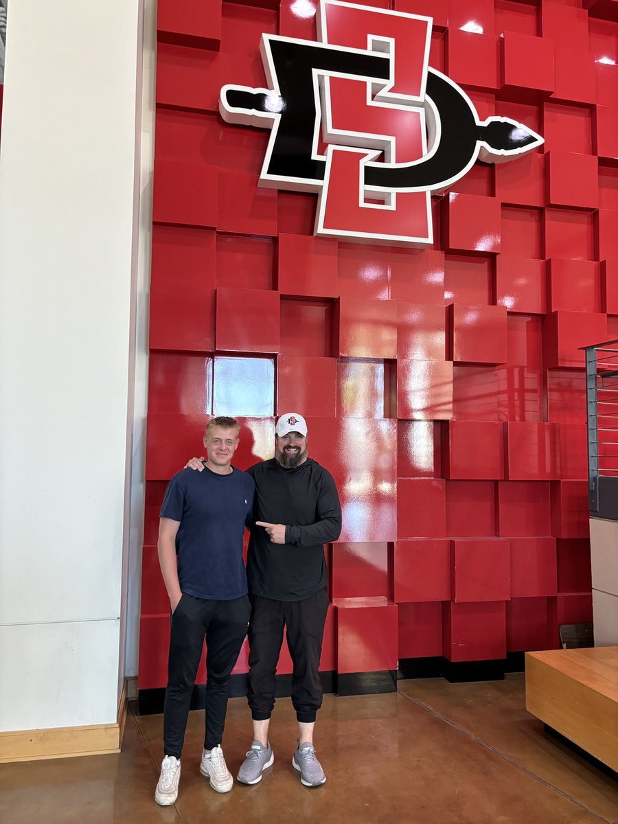All Glory and Praise to God! 
So happy to announce my commitment to SDSU!
Thank you Coach Barton for this opportunity to play for such a great program! Go Aztecs!