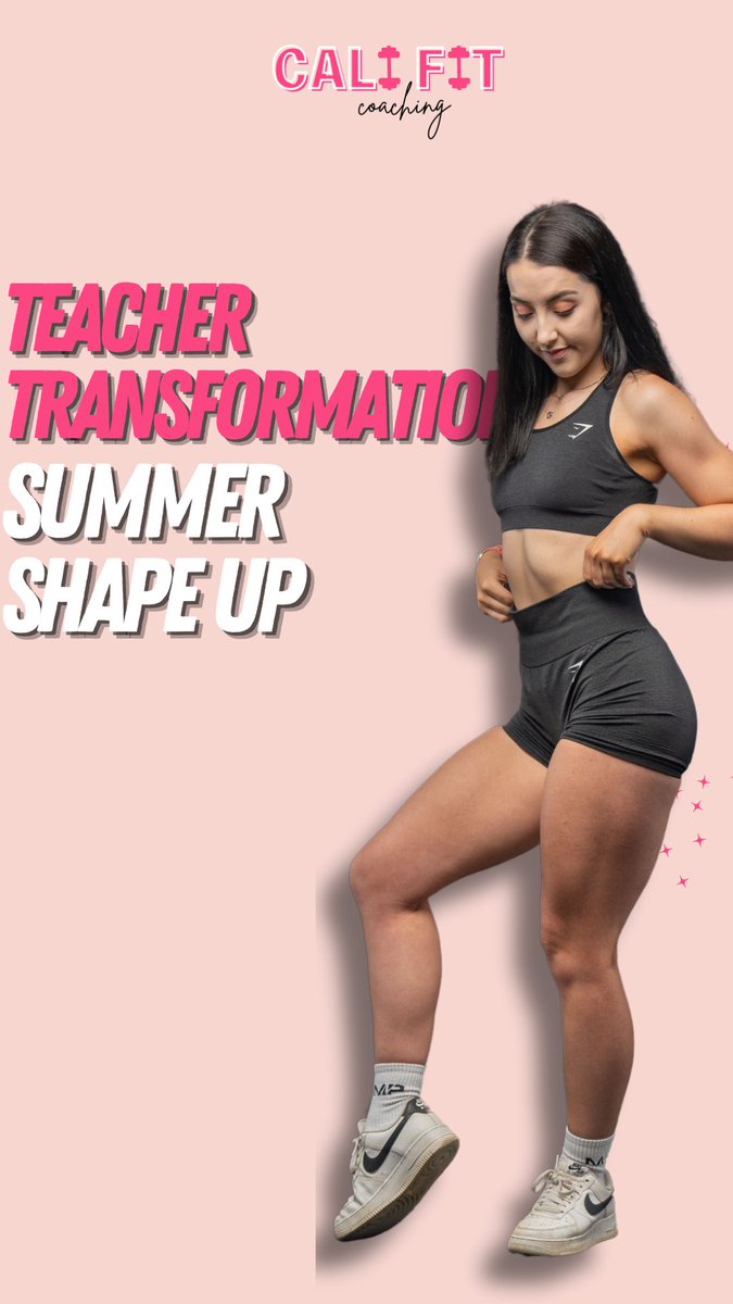 Teacher Transformation - Summer Shape Up ☀️ My 6 weeks Summer Shape Up program for teachers is coming soon! I’ll be sending an early bird discount to people on my email list, so make sure you sign up here!👇🏼 eepurl.com/h6e2I5
