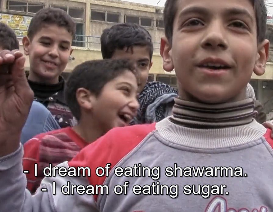 Lil dreams of the Palestinian refugees.