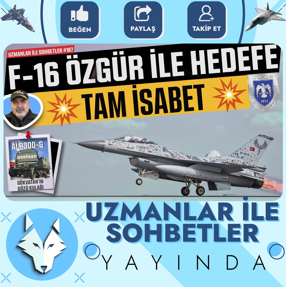 📢F-16 Özgür ile Hedef'e Tam İsabet
🔗youtu.be/5icwDd11c3Q
📍@drtasdan
#f16özgür #eirs #savunmasanayi #milliteknolojihamlesi #aselsan #roketsan #tusaş #türkhavakuvvetleri #turaf #turkishairforce #türkiye