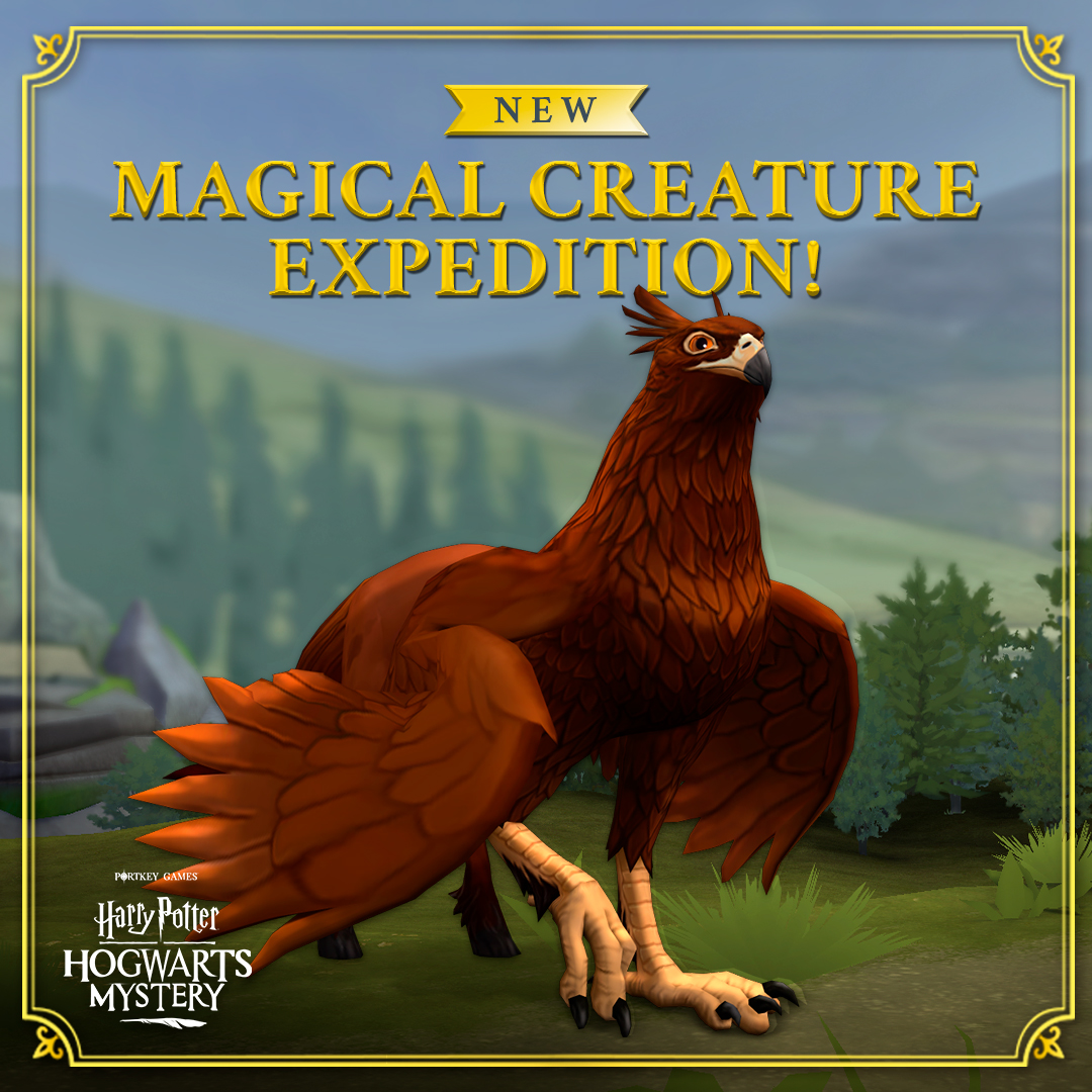 A new Magical Creature Expedition has arrived! Get to know your Hippogriff better in this exciting new adventure!