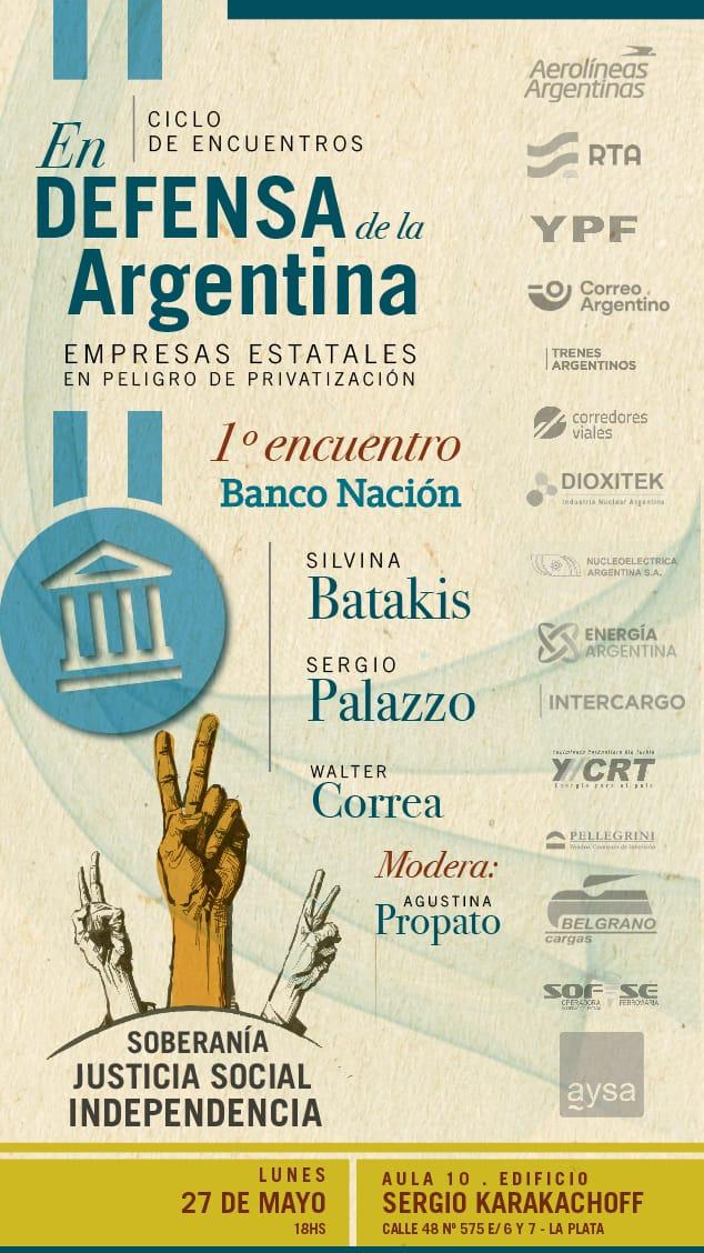 giancitoftv's tweet photo. Bajo el lema *”En defensa de la Argentina, empresas estatales en peligro de privatización"*
Los y las esperamos en el Centro de Posgrado Sergio Karakachoff de la UNLP, el lunes 27/05 (Calle 48 número 575 (e/calles 6 y 7) a las 18hs.

Fuerte abrazo Peronista https://t.co/WrSey9sLfp