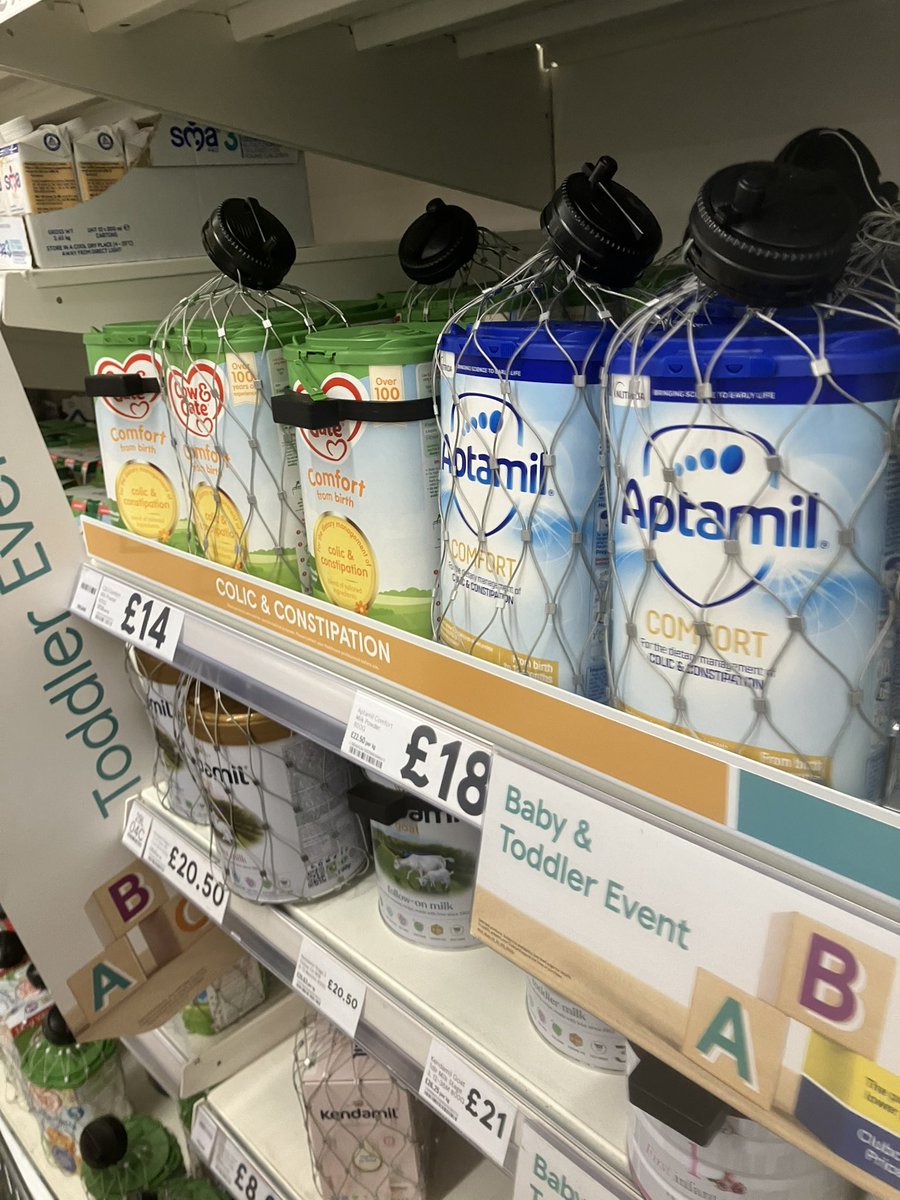 If there is an image that comes to define this election @RishiSunak and 14 years of @Conservatives government it’s this. Baby formula in cages….