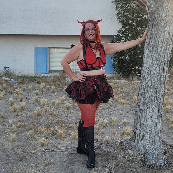 I had fun dressing up for an event this weekend:)  I could see working this into a fun role play session