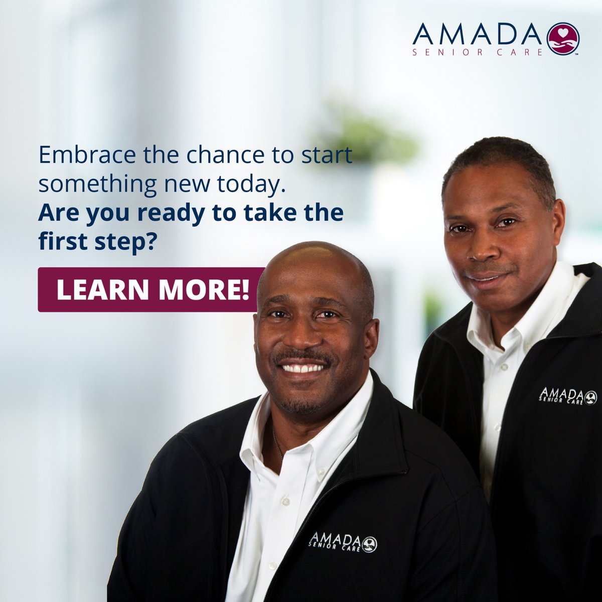 Opportunity is everywhere! 🌟 Ready to take the first step? Embrace the chance to start something new today.
Visit amadaseniorcare.com/franchise/ to get started! 🚀 

#AmadaSeniorCare #FranchiseWithUs #SeniorCare #MotivationMonday