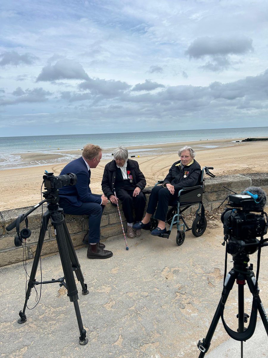 We were recently joined by @BBCBreakfast on a veteran trip to Normandy. Their piece about D Day is scheduled to air tomorrow morning.