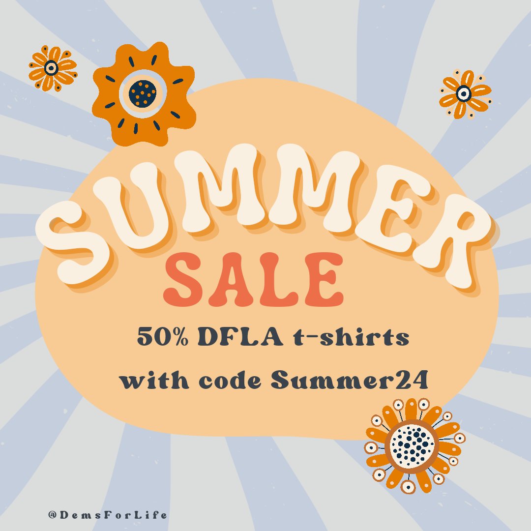 All DFLA t-shirts are 50% off! Sizes small to 2X are in stock. Get yours today at DemocratsForLife.org. #ProLifeForTheWholeLife