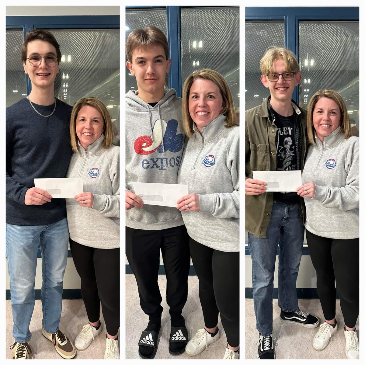 Congratulations to Isaac Manuel, Logan Holloway and Eamon Fogwill on receiving this year's MPMHA Graduating Players Scholarships! #PatriotPride #BleedGreen @ODAthleticsNL @NLSchoolsCA @SPJH_PE @MtPearlBlades