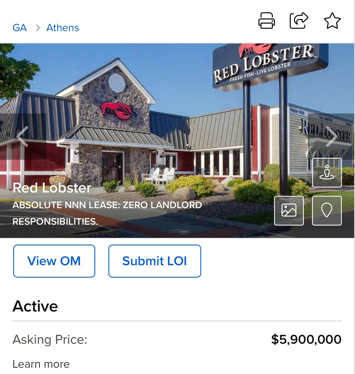 Just came across a great NNN 6 cap deal in my local market.

Everyone saying the best deals never get listed are just making excuses