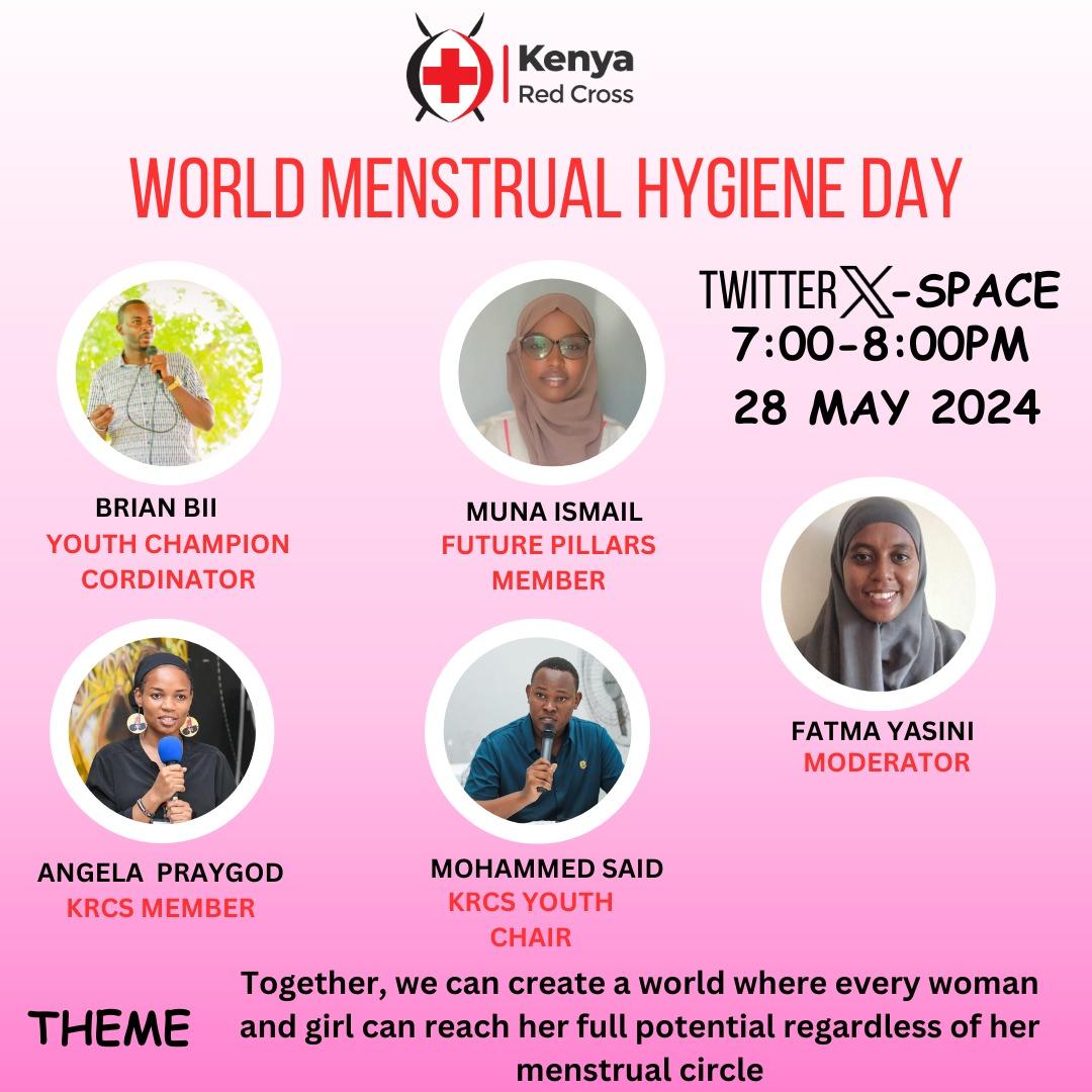 In the fight to achieve #SDG3 we are celebrating #MenstrualHygieneDay with a Twitter conversation on menstrual hygiene. Stay tuned from 7:00 p.m. to 8:00 p.m. as we work to eradicate period poverty and ensure our girls stay in school, let us have a period friendly world for all