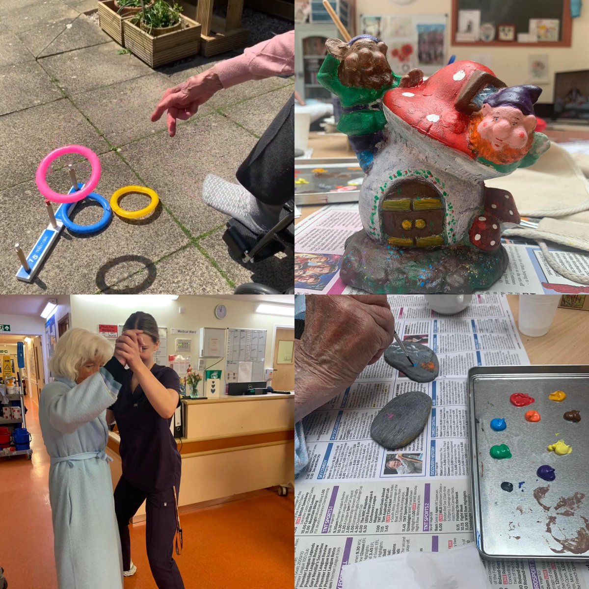Busy bank holiday weekend on #bodminCATU and #bodminSDEC lots of admissions and discharges…and some fabulous meaningful activities (all images taken with consent)