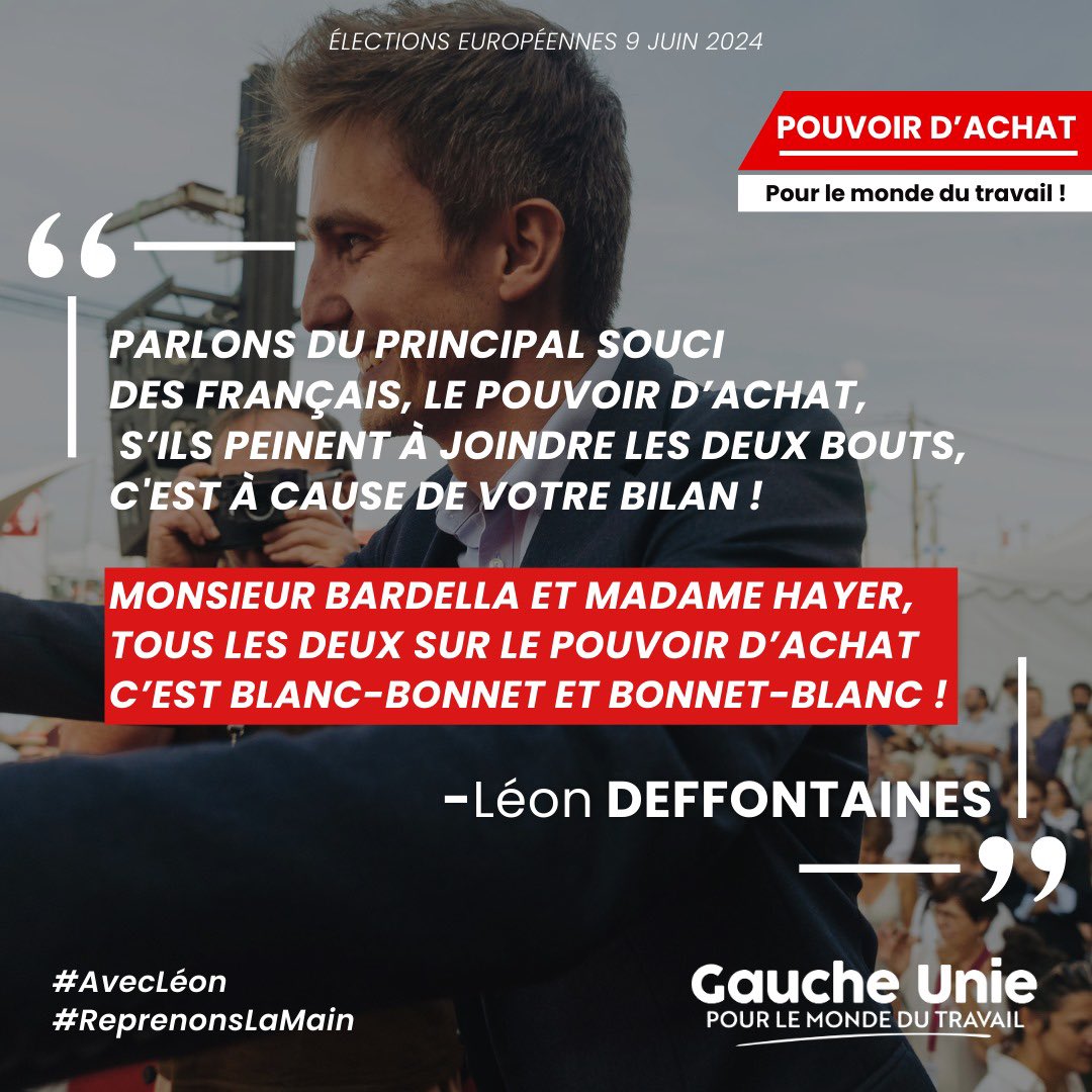 PCF531's tweet image. « Il faut sortir du marché européen de l’énergie qui indexe le prix de notre énergie sur le prix du gaz allemand »
🗳️LE 09 JUIN, LE VOTE UTILE C’EST @L_Deffontaines avec la #GaucheUnie !