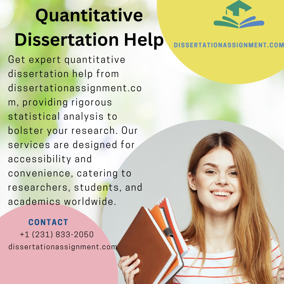 Quantitative Dissertation Help
#QuantitativeDissertationHelp
#QuantitativeDissertation 
#QuantitativeHelp
#DissertationHelp
Quantitative Dissertation Help
WhatsApp Link:wa.link/r8suly
Order Now:Dissertationassignment.com/quantitative-d…