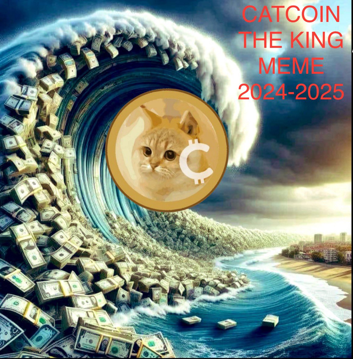 catcoin  
Binance 
OKX 
KuCoin 
Bybit

The king meme 2024-2025 
1000 X - 100 000 X