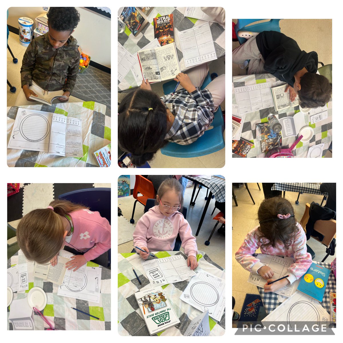 Our class had a Book Tasting today! 📖👩🏼‍🍳 Students had a blast reading! They got a little taste of the different Fiction Genres.📚📖#BookTasting  #LanguageArts <a href="/standrewselem/">St. Andrews School</a>