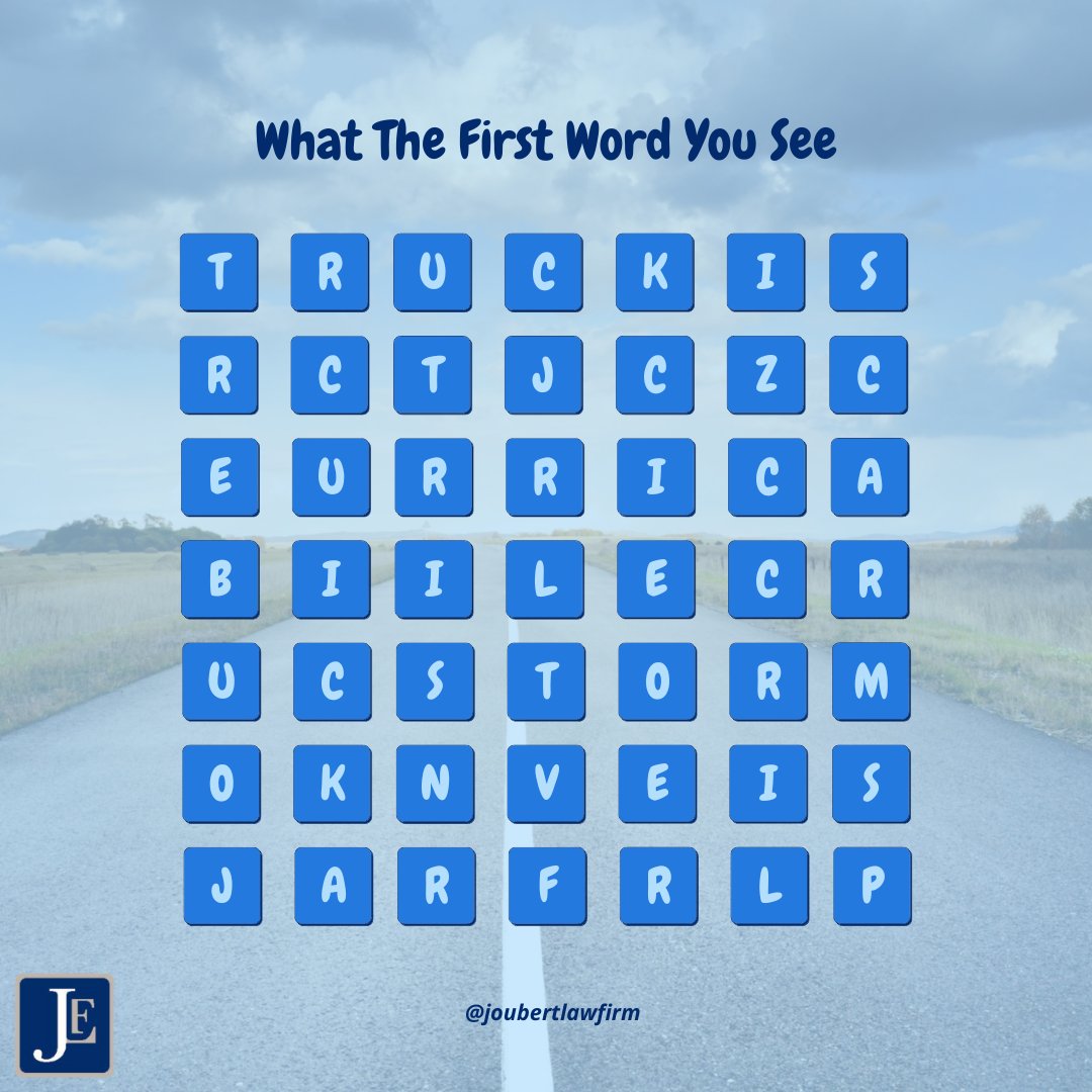 Brain workout in progress! 🧠✏️ Can you find all the hidden words? Drop your guesses below! 🔍 

#JoubertLawFirm #LouisianaLawyers #AccidentAttorney #Personalnjury #WordSearch #BrainTeaser