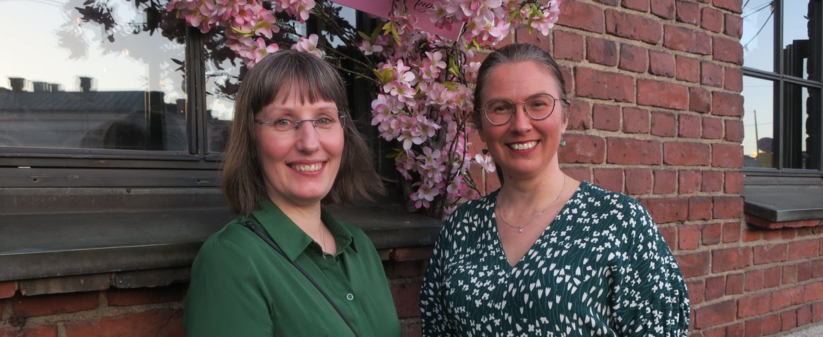 In the #ChildhoodConf2024 conference dinner we managed to get two Elinas in the same photo:the former (<a href="/Elina_Stenvall/">Elina Stenvall</a>) and the newly elected (<a href="/elina_weckstrom/">Elina Weckström</a>) president of The Finnish Society for Childhood Studies <a href="/childhoodfi/">The Finnish Society for Childhood Studies</a>. Looking forward to #ChildhoodConf2026! Stay tuned!