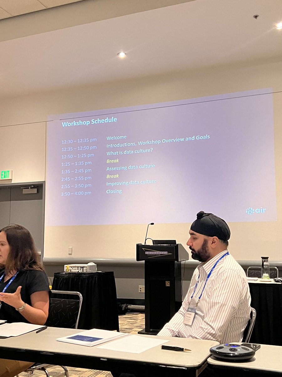 “Strong data culture cannot be built overnight.” No day off for me today, learning all about data culture. It's more than just tools and resources; it’s a mindset. (w/Ravneet Chanda and Ashley Hurand) #AIRFORUM2024 #DataCulture #ContinuousLearning #MindsetMatters