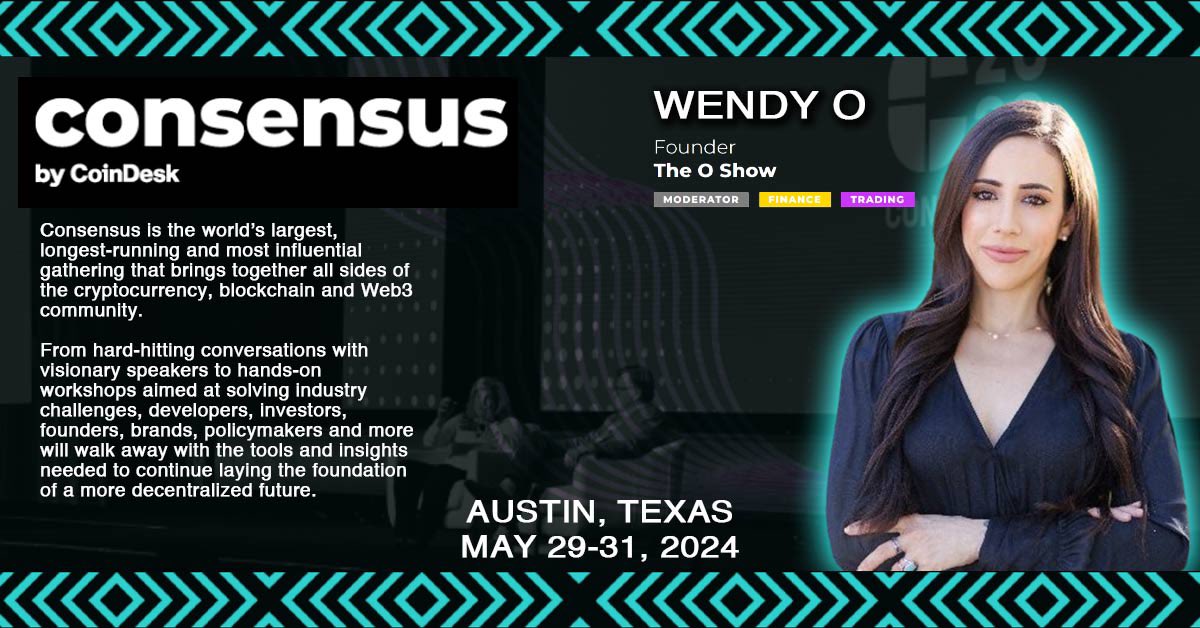 Will I be seeing you at @consensus2024 this week? I will be moderating a few panels and ofc attending the awesome @KarateCombat event with the @Squid_Grow team Oh! And co-hosting @DeatonforSenate fundraiser 5/30 Come say HI!