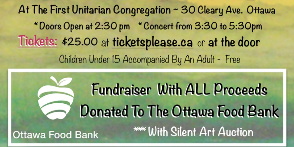 Join Evenchick & Hucul on Sunday, June 2 at 2:30 PM at The First Unitarian Congregation in Ottawa! As they release their new album for the Ottawa Food Bank 🌟🎶 🎟️ Get tickets: evenchickandhucul.ticketsplease.ca/.../evenchick.… 🎵 Listen: youtube.com/watch?v=7-Cxk7… #SupportLocal #LiveMusic #CommunityEvent