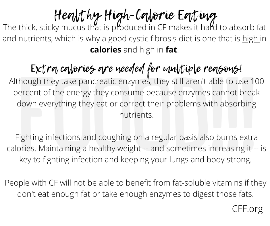 Food is fuel!
.
.
.
#CureCF #CF #cysticfibrosis #sixtyfiveroses #65roses #comorbidities #Support #Educate #Hope