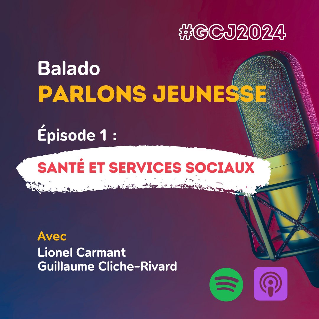 Interjeunes's tweet photo. 🎙️ Nouvel épisode de Parlons Jeunesse ! 🌟
 1️⃣ Santé et services sociaux

Merci à @CarmantLionel et @GClicheRivard d'avoir joué le jeu et pris part à l'enregistrement!

🎧Spotify : https://t.co/4BeASXuSmN

#ParlonsJeunesse #Santé #ServicesSociaux #Jeunesse #ActionCommunautaire https://t.co/WmlD6r97rL