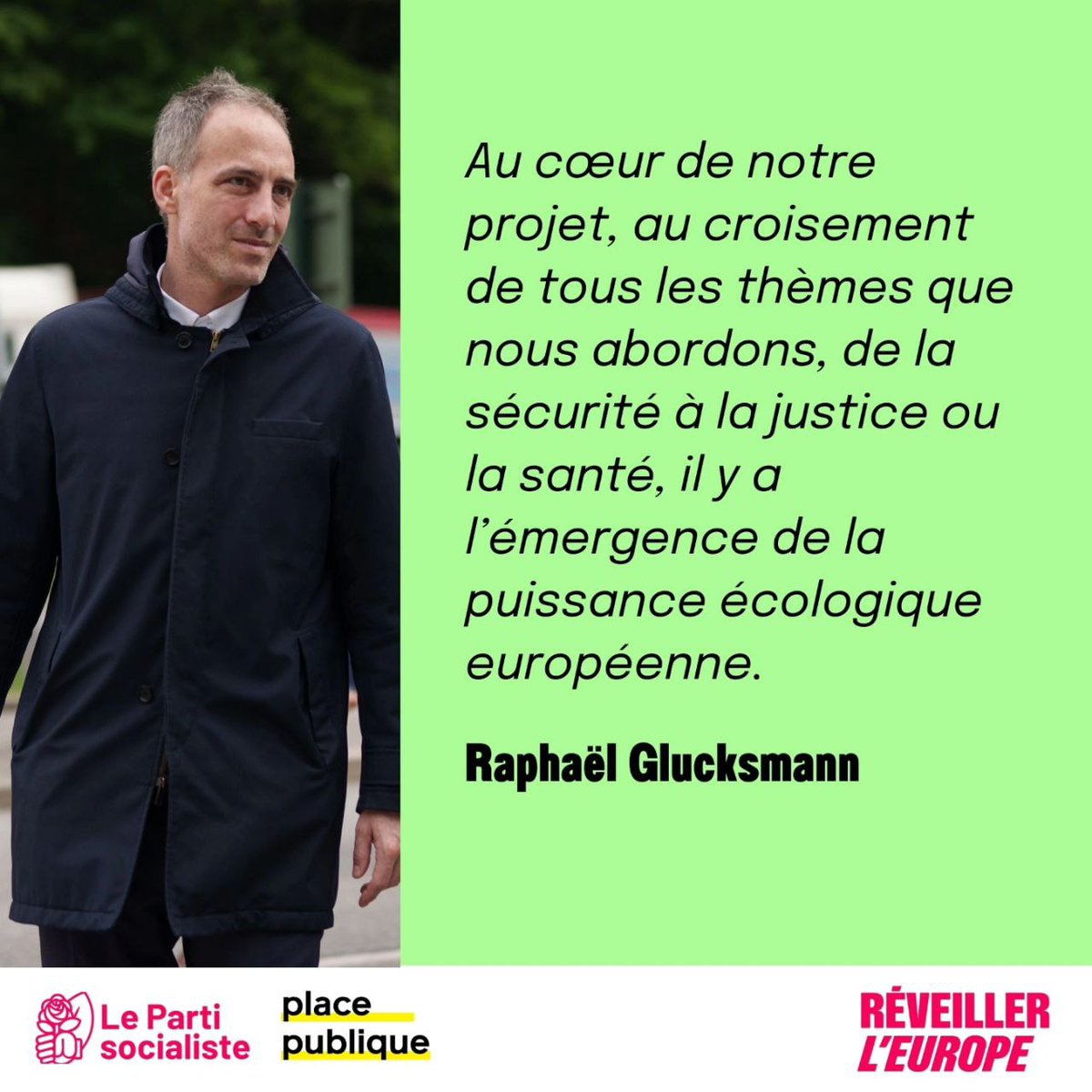 'Une Europe trop verte ? A-t-on conscience du mur climatique dans lequel nous sommes en train de foncer ?'

Face aux discours climato-sceptiques, nous porterons l'émergence d'une puissance écologique européenne ! #ReveillerLEurope #DebatBFM #JeVoteGlucksmann