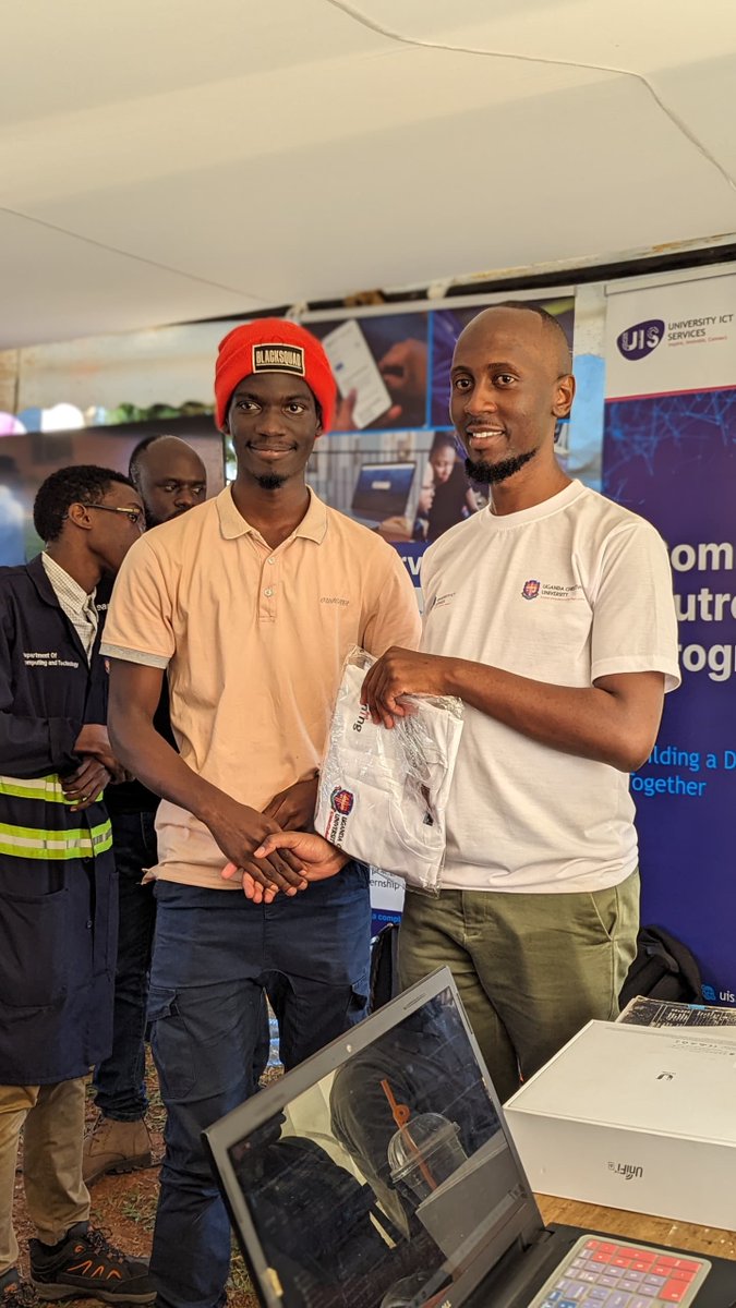 UIS Systems (@ucu_uis) on Twitter photo ๐ Day one of UCU Tech Week was a huge success! Here are some of our quiz winners being awarded their prizes. Congratulations to all participants and winners! ๐ #UCUTechWeek24 <a href="/UCUeLearning/">UCU-eLearning</a> <a href="/UCUniversity/">Uganda Christian University (Official)</a> <a href="/ucu_ComputEng/">UCU Computing, Engineering, Data Science, Robotics</a> <a href="/RENU_256/">RENU</a> <a href="/uculawsociety/">UCU Law Society</a> <a href="/ucu_csea/">UCU Computing Sciences and Engineering Association</a> <a href="/ucubussociety/">UCU Business Society</a> ๐ Day one of UCU Tech Week was a huge success! Here are some of our quiz winners being awarded their prizes. Congratulations to all participants and winners! ๐ #UCUTechWeek24 <a href="/UCUeLearning/">UCU-eLearning</a> <a href="/UCUniversity/">Uganda Christian University (Official)</a> <a href="/ucu_ComputEng/">UCU Computing, Engineering, Data Science, Robotics</a> <a href="/RENU_256/">RENU</a> <a href="/uculawsociety/">UCU Law Society</a> <a href="/ucu_csea/">UCU Computing Sciences and Engineering Association</a> <a href="/ucubussociety/">UCU Business Society</a>