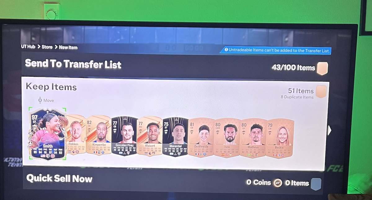 DrewBedore's tweet photo. @NickRTFM 89 OVR Exchange pack https://t.co/orV9XmFCc0