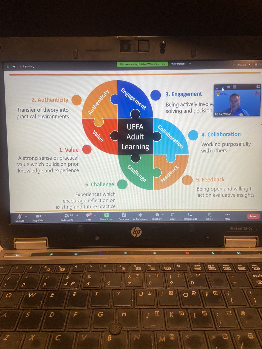 Session 10 completed tonight & brings the Coach Educator & Developer Award to an end ✅

Thanks to my fellow candidates & tutors for your support 🙌

A different approach to anything Iv done before & a great learning curve which I can use moving forward🧠📝

#ScottishFACoachEd