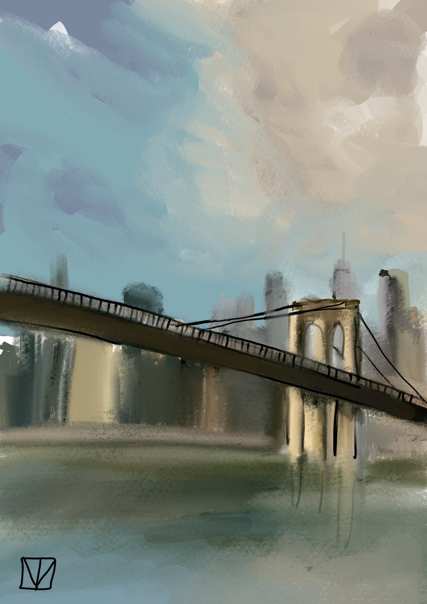 digihull's tweet image. New York #digitalart #procreateart #newyorkcity