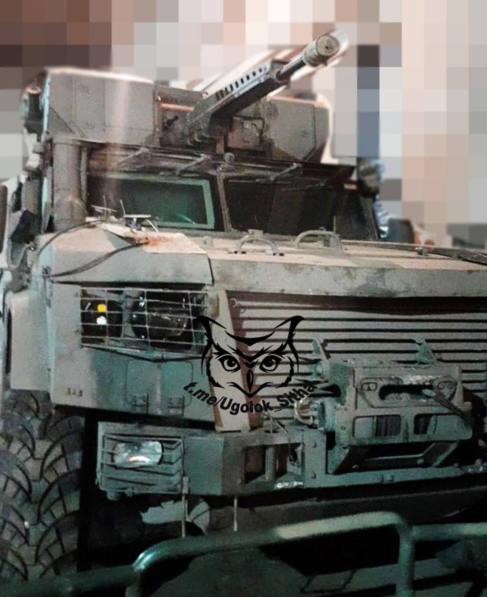 Russian K-4386 Typhoon-VDV MRAP with a Spitsa turret with a 30mm cannon reportedly in Ukraine. t.me/Ugolok_Sitha/2… vk.com/milinfolive?w=…