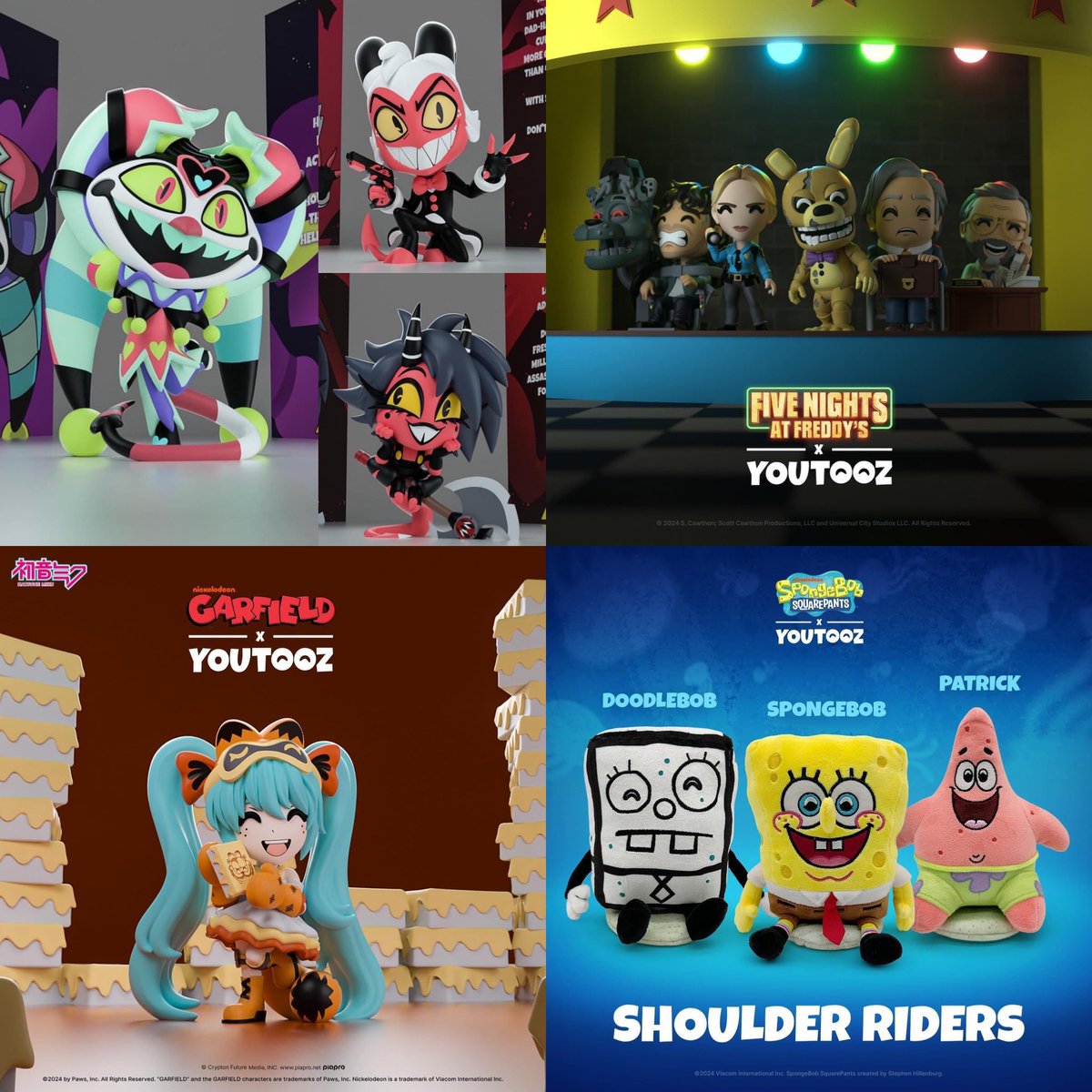 Preorder Now: Helluva Boss, FNAF, SpongeBob, & Vocaloid Youtooz at Entertainment Earth! These qualify for the spend & save offer in cart. #Ad #Youtooz #Collectibles #HelluvaBoss #FNAF #FiveNightsAtFreddys #SpongeBob #Vocaloid . entertainmentearth.com/s/?query1=yout…