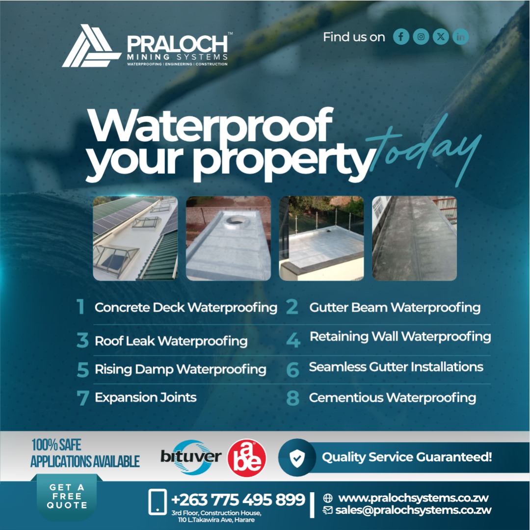 Torch-On Waterproofing (@praloch) on Twitter photo <a href="/daddyhope/">Hopewell Chin’ono</a> For All Waterproofing Services, Contact Us: 24/7 on Whatsapp/Call+263 775 495 899 <a href="/daddyhope/">Hopewell Chin’ono</a> For All Waterproofing Services, Contact Us: 24/7 on Whatsapp/Call+263 775 495 899