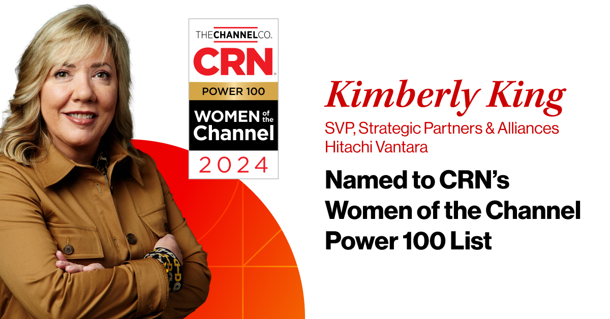 Congratulations Kimberly King @kking_channel, recognized in @CRN’s Women of the Channel Power 100 for her commitment to the channel community, accelerating the success of partners and customers. Read her story here: htchivantara.is/44SWI7T