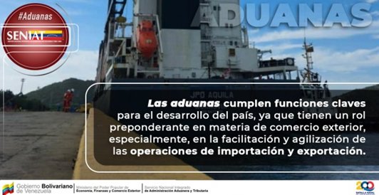 El SENIAT trabaja a diario en la nacionalización y despacho de productos de primera necesidad para el pueblo en tiempo óptimo.
#SENIATPotenciaLaEconomía