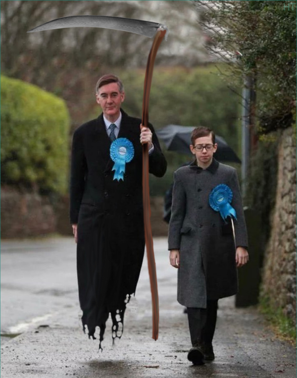 I see Mogg's been spotted out and about again