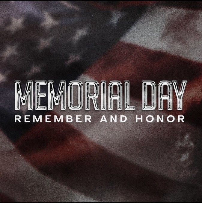 Today I honor and give respect to those who sacrificed their lives for the freedoms we enjoy every day<a href="/tag/memorialday"class="tags"><span>#memorialday</span></a><a href="/tag/honorthem"class="tags"><span>#honorthem</span></a>