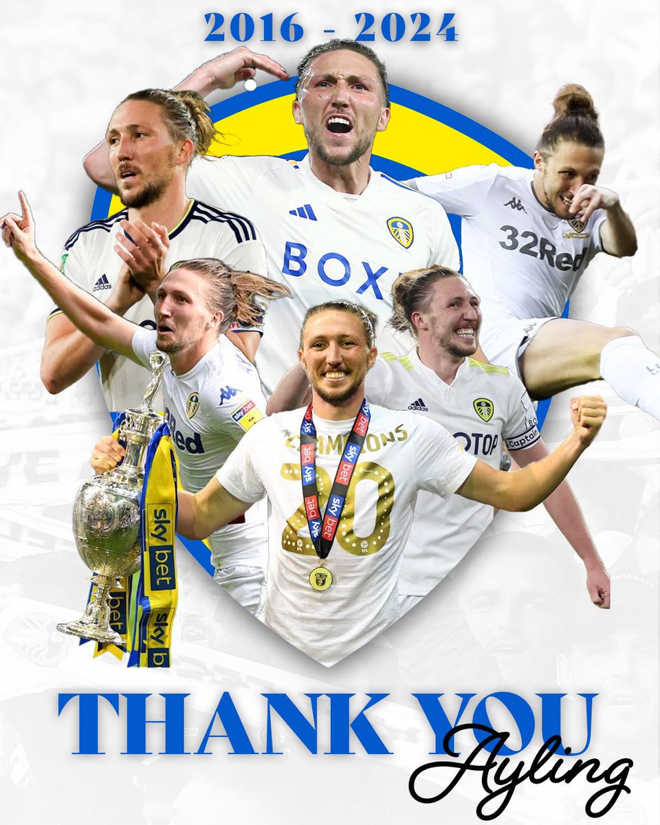 What a legend Luke was for the club🙌🏽 

#ayling #leeds #lufc