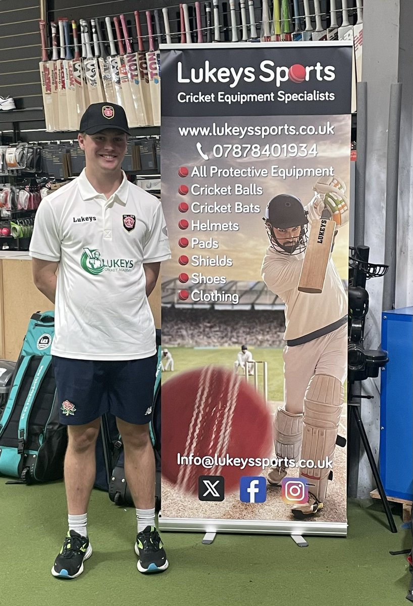 New NLPS Interleague kits 🤩🏏 worn by their very own U17 Captain Hugo 🙌