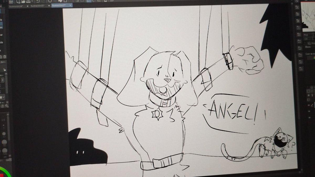 LukXlover's tweet photo. WIP OF DOGDAY  (spoiler: He is saved😭)
#smilingcrittersau #smilingcriters #PoppyPlaytime3fanart #PoppyPlaytime3Au #PoppyPlatime3 #dogday #catnap https://t.co/8hLPyIfmfw