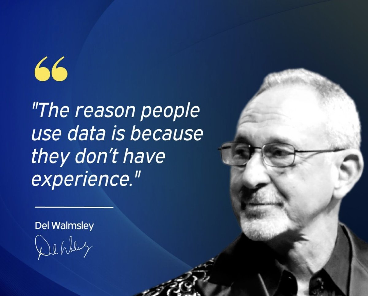 luinc: Educate yourself. Invest in yourself. The lack of personal experience or expertise in a particular field often drives the use of data. It serves as a substitute for direct experience or knowledge. #DelWalmsley #DelSays #DelWalmsleyQuote #Lifesty…