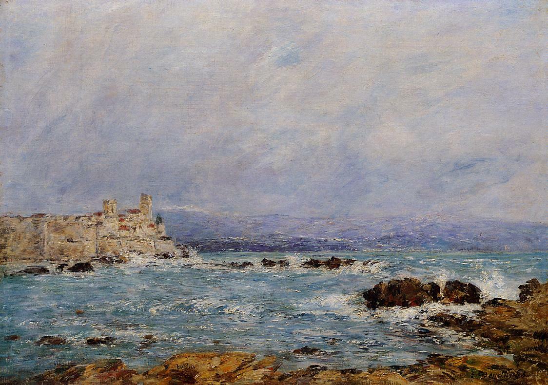 Antibes, the Rocks of the Islet wikiart.org/en/eugene-boud…