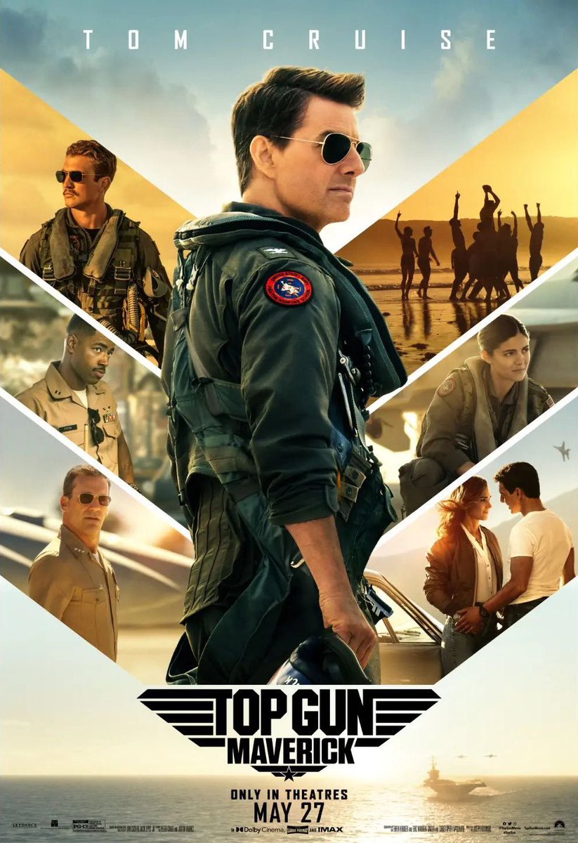 Happy 2 Year Anniversary to Top Gun: Maverick! 🥳🎉

#TopGunMovie @TomCruise #JenniferConnelly #LewisPullman #MonicaBarbaro @DannyRamirez #JonHamm #EdHarris @ladygaga #JeremyHindle #ClaudioMiranda @EddieHamilton #EhrenKruger #EricWarrenSinger #ChrisMcQuarrie #JosephKosinski