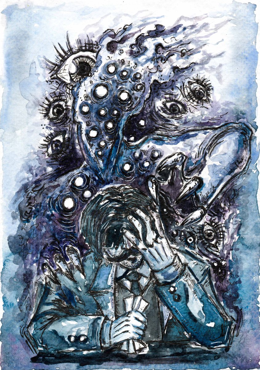 Inspired from horror story "Le Horla

"Haunting Horror" 😈👻
Only 3 editions left!
0.1 $SOL on ExchgArt

Link down below ⬇️ 🔗